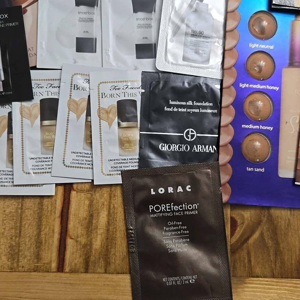 Mixed Lot of Foundation, Makeup & Face Primer Samples NEW